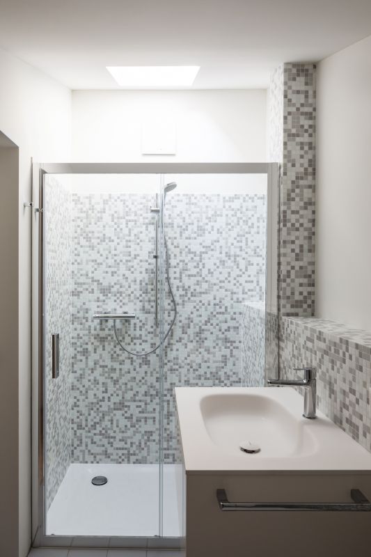 Tile-Accented Shower Niche